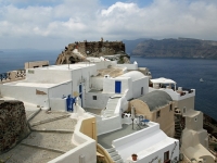 Santorin Skaros_Felsen