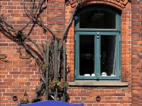 Blaue Bank