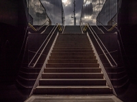 Treppe aus dem Untergrund