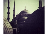 Retrolook - Blaue Moschee Istanbul