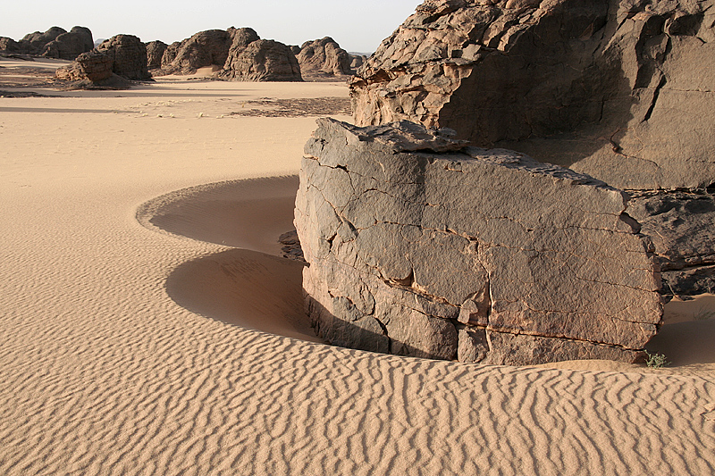 Sand und Fels